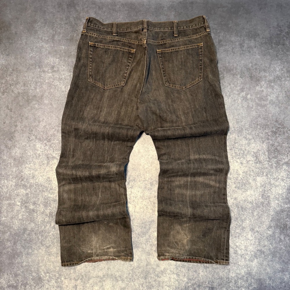 Old Navy Mens Boot-Cut Jeans Gray Washed Denim 40x32 Y2K Casual Streetwear - Picture 2 of 6